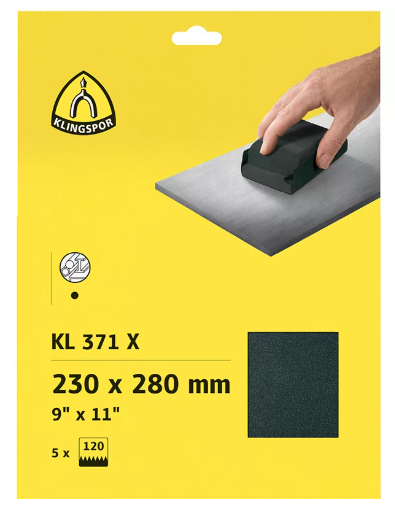 ABRASIF FEUILLE  RÉSISTANT À L'EAU GRAIN 1200 PAQUET DE 50