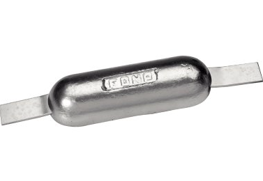 ANODE MAGNÉSIUM À SOUDER 750G 180X65MM