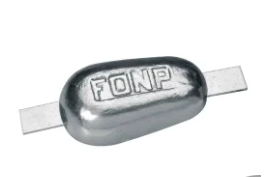 ANODE ZINC À SOUDER 3KG 150X90MM