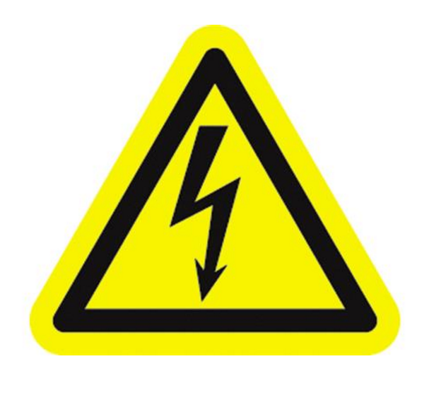 AUTOCOLLANT &quot;DANGER ELECTRIQUE&quot; [Taille: 9cm]