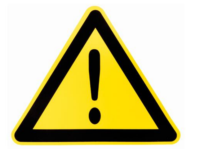 AUTOCOLLANT &quot;DANGER GÉNÉRAL&quot; [Taille: 9cm]