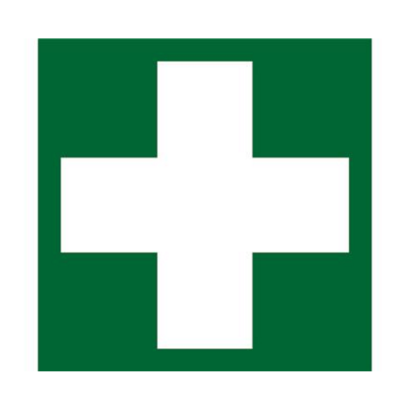 AUTOCOLLANT "TROUSSE DE SECOURS" [Taille: 10cm *10cm]