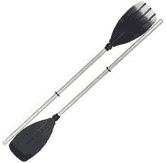 AVIRON ALU / PLASTIQUE AVEC MANCHON [Longueur: Pagaie pelles démontable 1.50m diam 28mm]