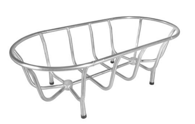 BAC À CORDE ALU OVALE 120X60CM