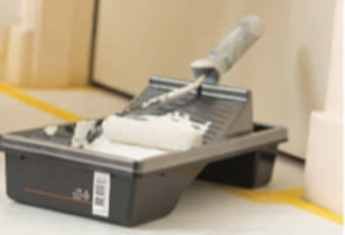 BAC À PEINTURE PLAT 2 COMPARTIMENTS 350X165X115MM