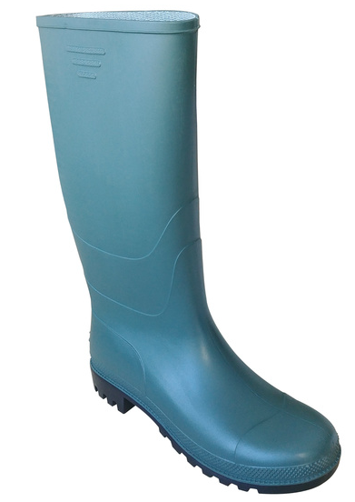 BOTTE EN PVC VERT [Taille: Taille 39] [Matière: PVC]