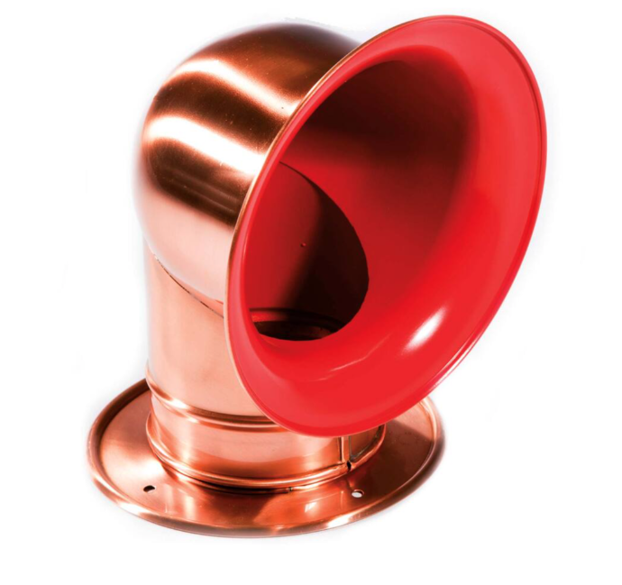 BOUCHE À AIR/MANCHE À AIR CUIVRE TUBE Ø125MM