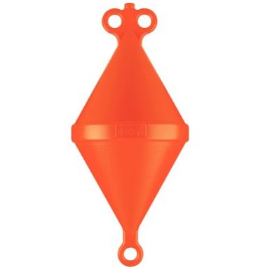 BOUÉE BICONIQUE ORANGE Ø28
