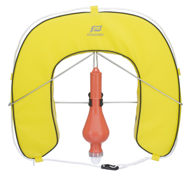 BOUÉE FER À CHEVAL DÉHOUSSABLE ÉQUIPÉE (Division 240) [Couleur: Jaune]