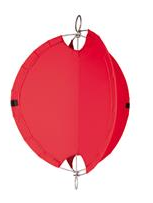 BOULE DE SIGNALISATION TOILE ROUGE Ø60CM
