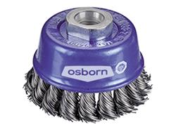 BROSSE ABRASIVE POUR MEULEUSE [Fil Torsadé G M 14: C&amp;C CIRCULAIRE POILE DUR 100mm-M14]