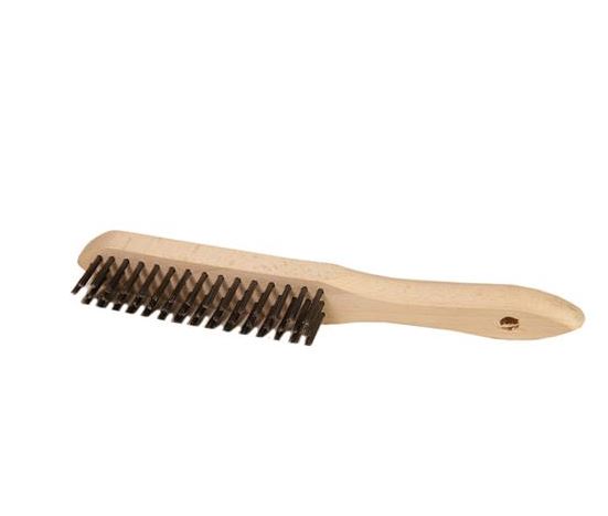 BROSSE MÉTALLIQUE ACIER 5 RANGS