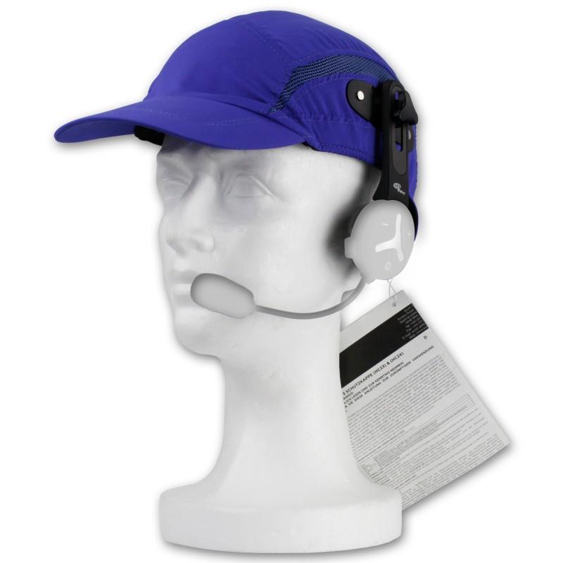 CASQUETTE DE SÉCURITÉ NAUTIC TALK/BUDDY CHAT BLEU ROI