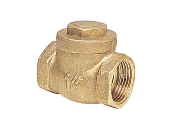 CLAPET ANTI-RETOUR LAITON FEMELLE BATTANT 1&quot;