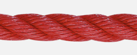 CORDE ORANGE POLYPROPYLÈNE TRIPLE Ø16