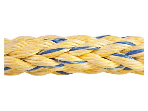 CORDE ORKA-12 TRESSEE [Diamètre: 48mm] [Couleur: Jaune/Blanc]