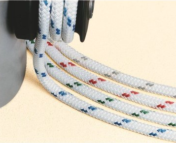 CORDE POLYESTER AME TRESSE ROUGE [Diamètre: 6mm]