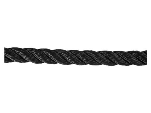 CORDE PP MULTI NOIRE 3 TORONS Ø6