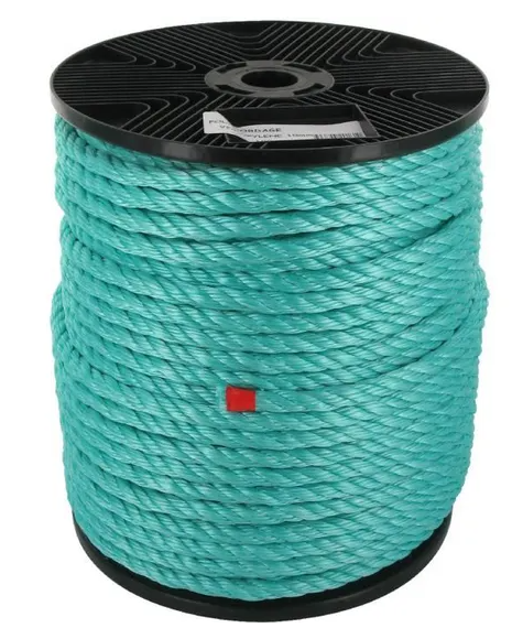 CORDE PP FILM 4 TORONS [Diamètre: 8mm] [Couleur: Bleu]