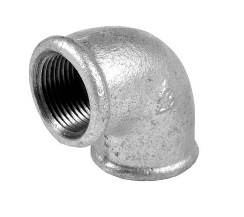 COUDE 90° ZINGUÉ FEMELLE/FEMELLE Ø1/2"