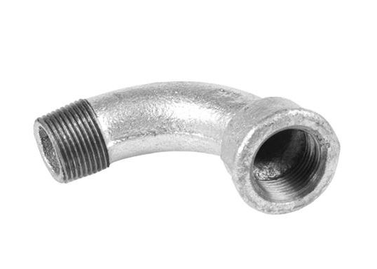 COUDE LONG 90° ZINGUÉ MÂLE FEMELLE Ø2&quot;1/2