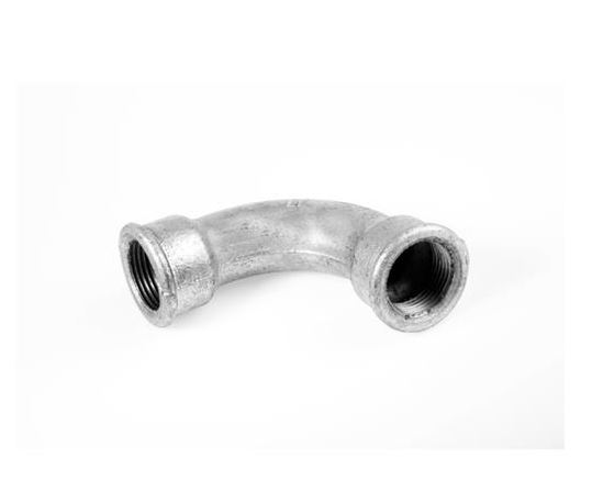 COUDE ZINC 90° LONG F/F [Diamètre: 1/2']