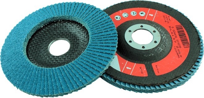 DISQUE A LAMELLES Ø125mm [Taille: 125mm] [Grain: grain 60 conique]