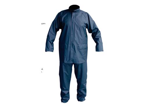 ENSEMBLE IMPERMEABLE BLEU MARINE [Taille: Taille L] [Matière: PVC Polyester]