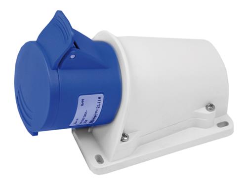 FICHE DE BORD  IP44 CEE BLEUE 220V [Electrique: 32A 3 PÔLES MURALE]