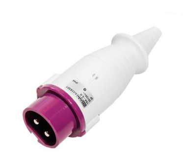 FICHE DE CONTACT CEE MAUVE 24V 16A [Fiche: Male]