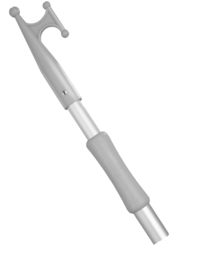 GAFFES TÉLESCOPIQUES ALUMINIUM [Taille: 60 à 100 cm manche 30mm]