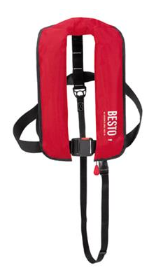 GILET GF BESTO AUTO 165N UML ROUGE