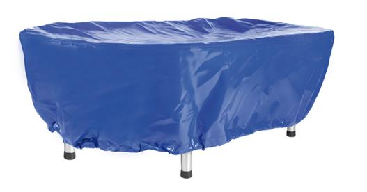 HOUSSE BLEUE POUR BAC À CORDE OVALE 120X60CM