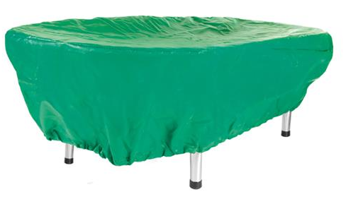HOUSSE POUR BAC A CORDE OVALE [Diamètre: 120cm x 60cm] [Couleur: Vert]