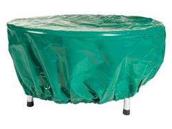 HOUSSE VERTE POUR BAC À CORDE ROND 125CM]