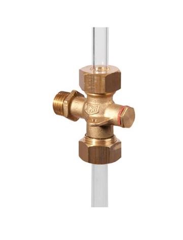 INDICATEUR DE NIVEAU ROBINET 12-13MM POUR GASOIL DIESEL EAU [Type: Pour assembler 2 indicateurs de niveau] [Déscription: Assemblage indicateur de niveau]