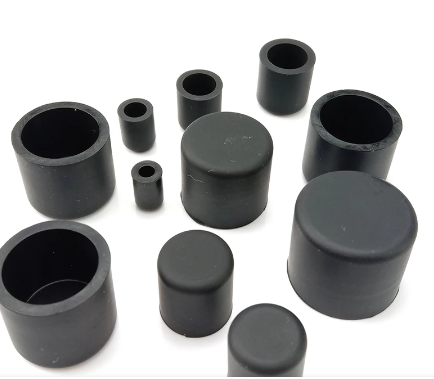 MANCHON CAOUTCHOUC ROND [EPDM 70SH NOIR: larg 145mm - passage corde 100mm - long 1000mm]