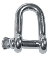 MANILLE  DROITE INOX 316 [Diamètre: 16mm] [Matière: Inox]