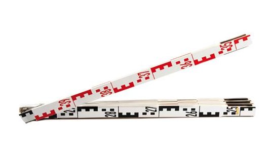 METRE PLIANT D'ETALONNAGE [Taille: 4m] [Matière: Bois]