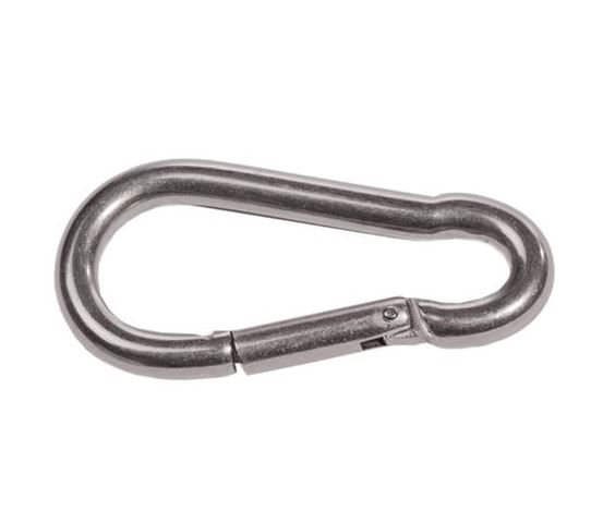 MOUSQUETON ACIER ZINGUÉ Ø5