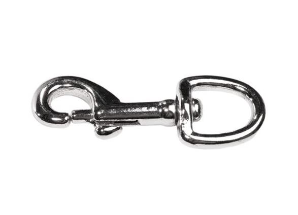 MOUSQUETON INOX AVEC ŒIL TOURNANT 106MM