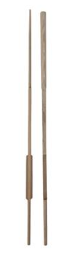 AVIRONS/PAIRE DE RAMES CLAMP-ON EN FRÊNE 240CM