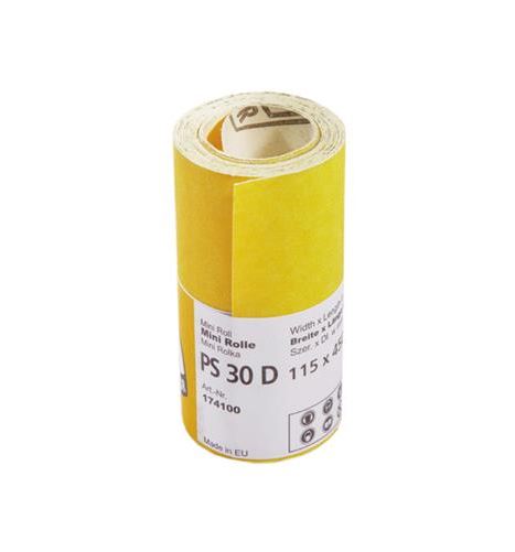 ABRASIF PAPIER À PONCER EN ROULEAU 115MMX4.5M P80