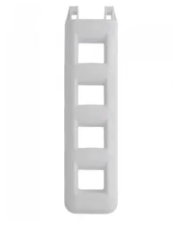 PARE-BATTAGE ECHELLE [Couleur: Blanc] [Marche: 5 marches]