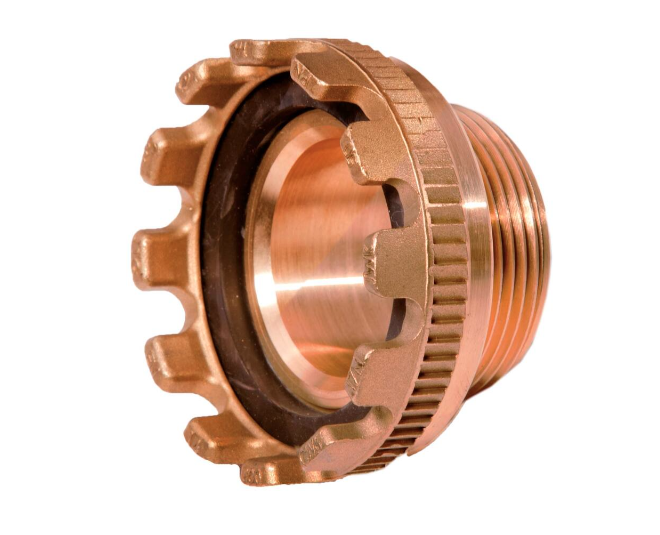 RACCORD DE SOUTE LAITON TWK50-1"1/2AG PIÈCE 1"1/2 EXT