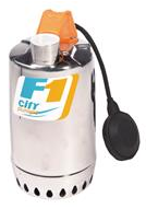 POMPE CITY SPEED 230V [Caracteristique: F1 avec flotteur] [Pompe: 50M]