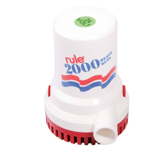 POMPE SUBMERSIBLE RULE 1500 / RULE 2000 [Pompe: RULE 2000  1"  12V]