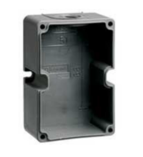 BOITIER PLASTIQUE RÉVERSIBLE HYPRA IP44 POUR PRISE 2P+T 16A