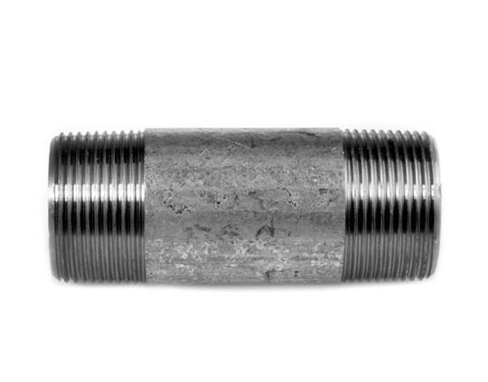 RACCORD ZINGUE TUYAU M/M N°23 [Diamètre: 1/8'] [Longueur: 200mm]