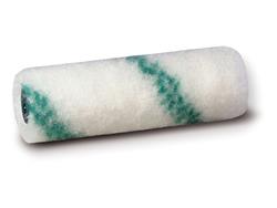 ROULEAU A PEINTURE NYLON (Rayures vertes) [Largeur: 10cm] [Longueur fibre: 11mm]